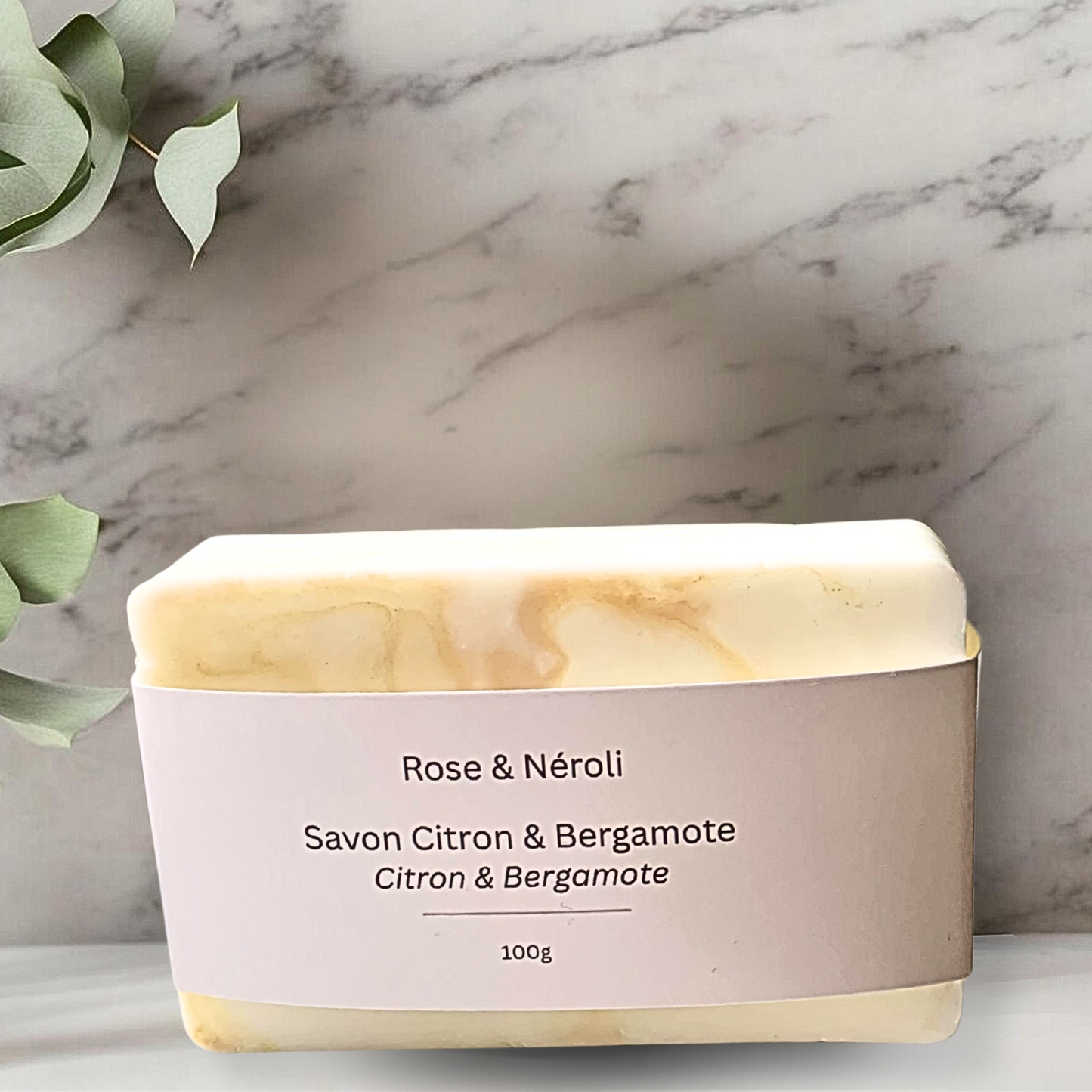 Savon artisanal - Citron & bergamote