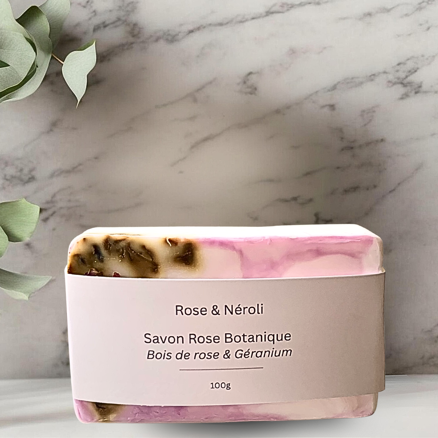 Savon artisanal - Rose botanique