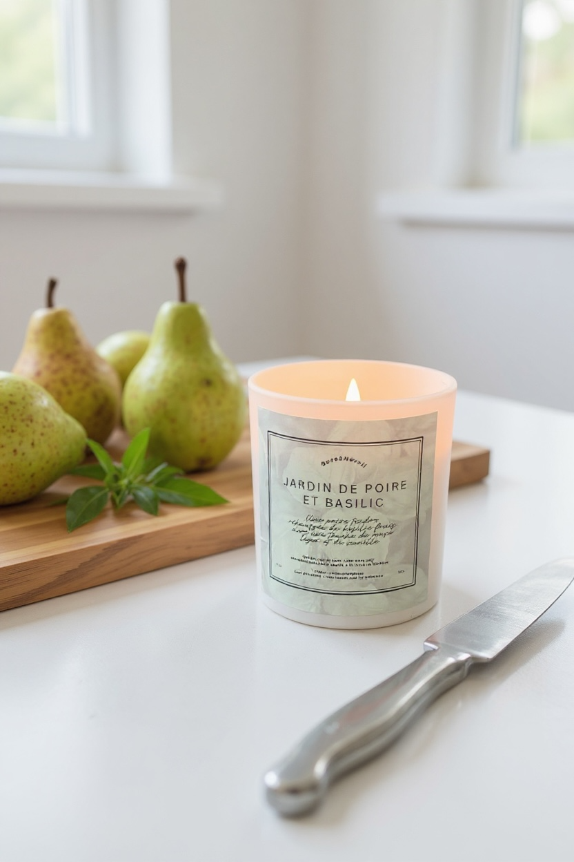 Jardin de poire & basilic