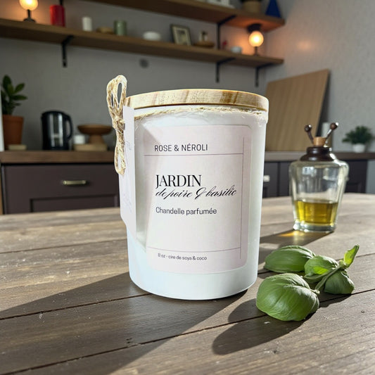 Jardin de poire & basilic