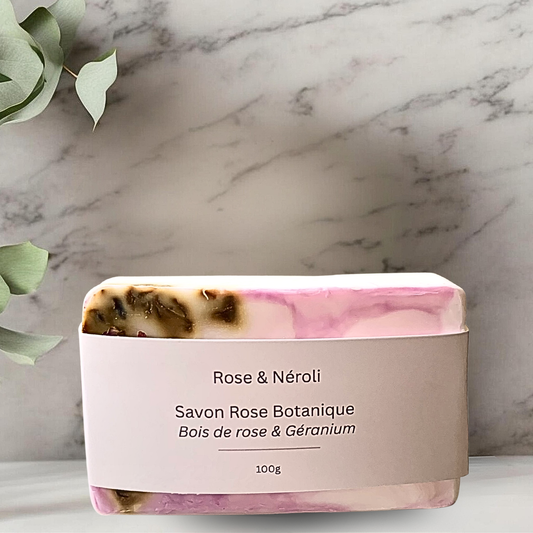 Savon artisanal - Rose botanique