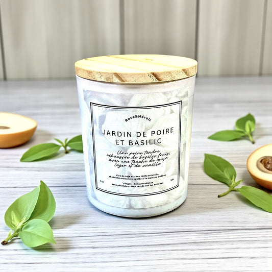 Jardin de poire & basilic